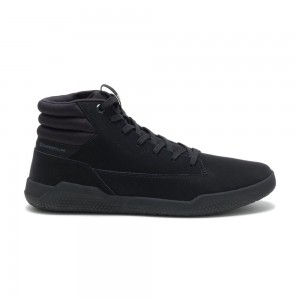 Caterpillar CODE Hex Hi Sneakers Heren Zwart | CAT298-NL