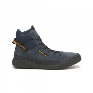 Caterpillar CODE Hex Hi Utility Sneakers Heren Blauw | CAT327-NL