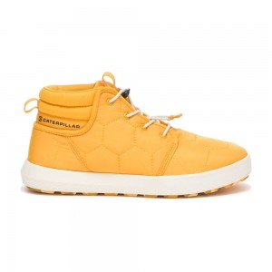 Caterpillar CODE Scout Mid Sneakers Dames Geel | CAT524-NL