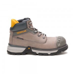 Caterpillar Excavator Superlite Waterdichte Carbon Composite Neus Veiligheidslaarzen Dames Beige | CAT434-NL