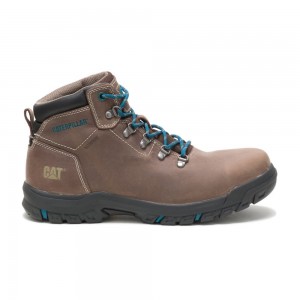Caterpillar Mae Steel Neus Waterdichte Veiligheidslaarzen Dames Taupe | CAT421-NL