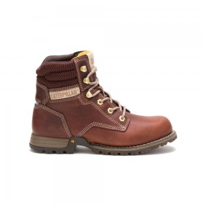 Caterpillar Paisley 6" Veiligheidslaarzen Dames Koffie | CAT431-NL