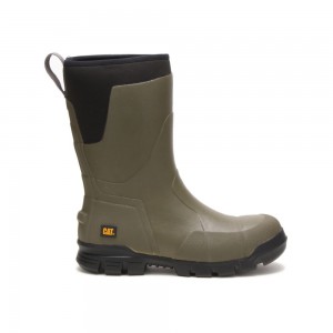Caterpillar Stormers 11" Steel Neus Werklaarzen Heren Olijfgroen | CAT107-NL