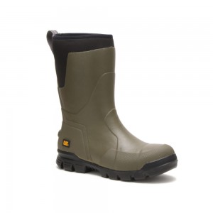 Caterpillar Stormers 11" Steel Neus Werklaarzen Dames Olijfgroen | CAT437-NL