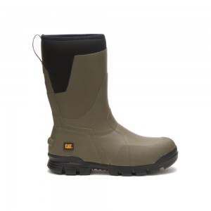 Caterpillar Stormers 11" Veiligheidslaarzen Dames Olijfgroen | CAT414-NL