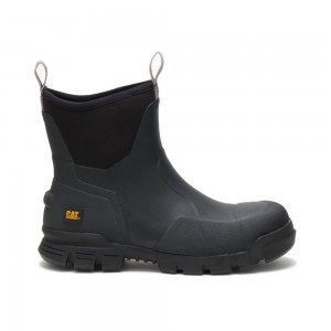 Caterpillar Stormers 6" Steel Neus Waterdichte Laarzen Heren Zwart | CAT176-NL