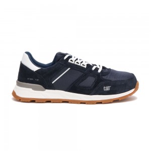 Caterpillar Woodward Steel Neus Wandelschoenen Heren Blauw | CAT367-NL